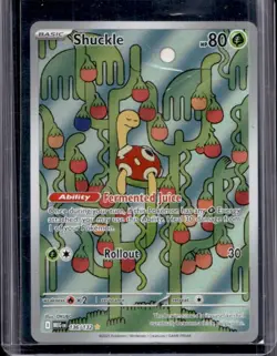 2025 Pokemon Mega Evolution Shuckle Illustration Rare #136/132 - Image 1
