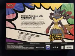 Pokemon TCG Ascended Heroes Premium Poster Collection Mega Lucario Ex (In Hand) - Image 2