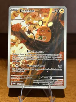 Pokemon TCG Dedenne EX ME 3 Perfect Order 093/088 Secret Rare Near Mint English - Image 1