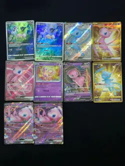 2025 Pokemon TCG S-Chinese Mew EX 151C 185/151 SSR Full Art Holo Lot*10 FT50 - Image 1