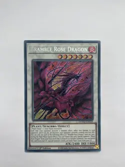Bramble Rose Dragon DOOD-EN039 Secret Rare Near Mint 1st Edition Yugioh - Image 1