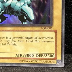 Blue-Eyes White Dragon LOB-001 The Legend of Blue Eyes White Dragon Unlimited - Image 5