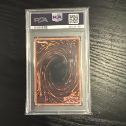 2002 Yu-Gi-Oh! Mystical Elf Legend of Blue Eyes LOB Unlimited Super Rare PSA 10 - Image 2