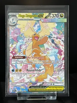 Mega Dragonite EX 290/217 SIR Special Illustration Pokemon Ascended Heroes NM - Image 1