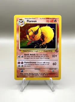Pokemon TCG Flareon #3/64 Jungle Holo NM Condition - Image 1