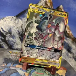 Arceus & Dialga & Palkia GX - 156/236 Pokemon SM Cosmic Eclipse - Holo UR LP+ ✨ - Image 3
