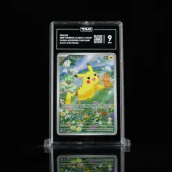 Pokemon Paldea Adventure Chest Pikachu SVP 88 Black Star Promo Rare TAG MINT 9 - Image 1