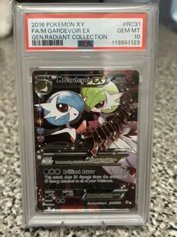 Pokemon TCG M Gardevoir EX RC31/RC32 Generations Radiant Collection PSA 10 - Image 1