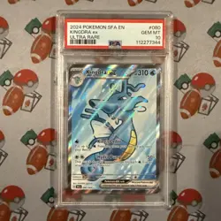 Pokemon!! Kingdra ex 080/064 Sv: Shrouded Fable Holo PSA 10 - Image 1