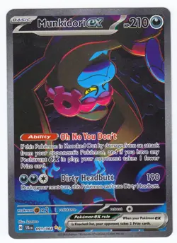 Munkidori ex 091/064 Pokemon TCG SV: Shrouded Fable Special Illustration Rare NM - Image 1