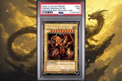 Yu-Gi-Oh! PSA 7 Winged Dragon Of Ra Secret Rare GBI-003 - Image 1