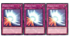 Yugioh- 3X Mirror Force - Common - 1st Edition - SDMA-EN030 - Moderate Play - Image 1