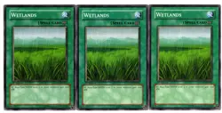 Yugioh- 3X Wetlands - Common - 1st Edition - LODT-EN054 - Near Mint - Image 1