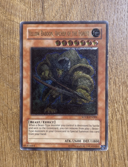 Yellow Baboon, Archer of the Forest | SOVR-EN084 | Ultimate Rare | YuGiOh | LP - Image 1