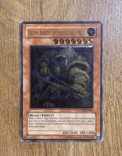 Yellow Baboon, Archer of the Forest | SOVR-EN084 | Ultimate Rare | YuGiOh | LP - Image 2
