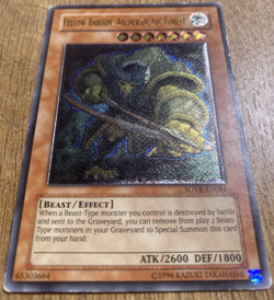 Yellow Baboon, Archer of the Forest | SOVR-EN084 | Ultimate Rare | YuGiOh | LP - Image 3