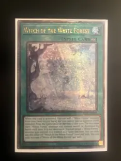 Yu-Gi-Oh 1x Witch Of The White Forest Quarter Century Secret Rare ALIN-EN058 - Image 2