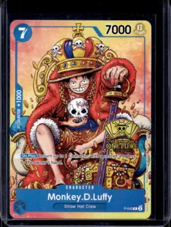 2024 One Piece Convention Promo Monkey D Luffy Foil #P-043 - Image 1