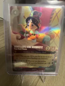 Disney Lorcana Vanellope von Schweetz Sugar Rush Princess D23 Promo 05/ D23 Foil - Image 1
