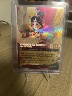 Disney Lorcana Vanellope von Schweetz Sugar Rush Princess D23 Promo 05/ D23 Foil - Image 2