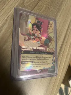 Disney Lorcana Vanellope von Schweetz Sugar Rush Princess D23 Promo 05/ D23 Foil - Image 3