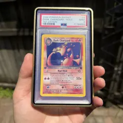 POKEMON TCG - DARK CHARIZARD POKEMON 4/82 PSA 9 TEAM ROCKET 1ST EDITION HOLO - Image 1