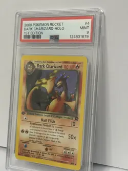 Dark Charizard - Holo - 1st Edition - PSA 9 - Team Rocket - 2000 - #4/82 Pokemon - Image 4