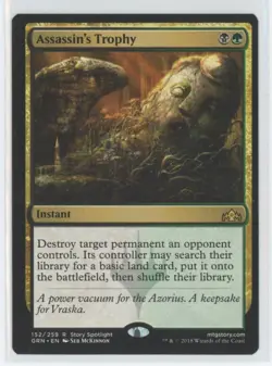 MTG Prerelease Cards Assassin's Trophy #152 Rare - Image 1