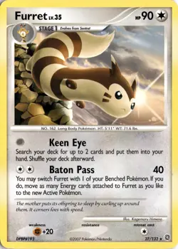 Furret 27/132 Secret Wonders Pokemon Card TCG - Image 1