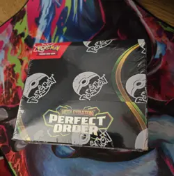 Pokemon Mega Evolution Perfect Order Trading Card Game Sealed Box English - Image 1