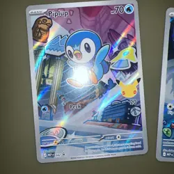 Pokemon First Partner Illustration Pack Set Of Cards Piplup, Chimchar, Turtwig - Image 2