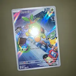 Pokemon First Partner Illustration Pack Set Of Cards Piplup, Chimchar, Turtwig - Image 4