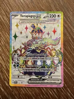 Terapagos EX 165 Promo Scarlet & Violet Pokemon Holo Card NM - Image 1