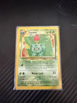 Pokemon Ivysaur 05/18 Southern Islands Promo Regular 60 HP Razor Leaf Card - Image 1