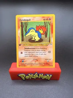 Cyndaquil 61/105 1st Edition Neo Destiny Pokemon TCG NM/MINT Vintage 2002 Card - Image 1