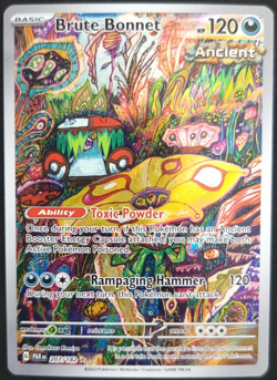 Brute Bonnet - 207/182 - Pokemon Paradox Rift Illustration Rare Card NM - Image 1