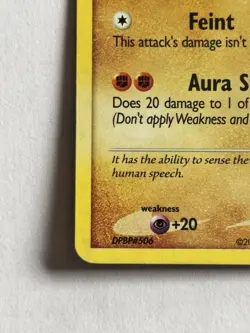 Lucario 6/130 Holo Diamond And Pearl Lightly Played Pokemon Card - Image 3