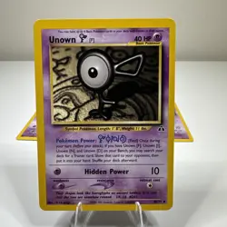 Pokemon TCG Neo Discovery Lot Unown Card Lot Of 3 - F N O - Image 4
