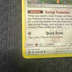 Pokemon TCG Sun & Moon Eevee 101a/149 Cosmos Holo Promo Card - Image 5