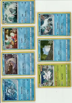 2021-2023 Pokemon 14 Card lot - Holiday Advent Calendar Promos Snowflake Stamp - Image 2