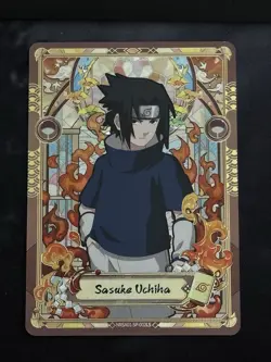 Sasuke Uchiha NRSA01-SP-002L5 Naruto Kayou Heavens Scroll English Card NM - Image 1