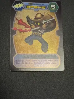 Digimon Deputymon DT-12 Holo Rare Card D-Tector Series 1 2002 Bandai - Image 4