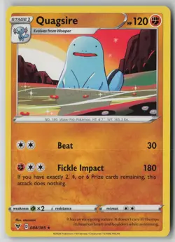 Quagsire 084/185 Pokemon Vivid Voltage Rare Near Mint Card NM - Image 1