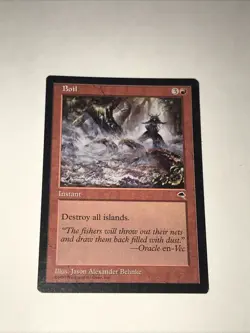 Magic the Gathering Boil Card - Image 1
