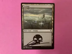 MTG Magic Swamp Signed Artist Proof x1 Throne of Eldraine ELD Daarken - Image 1