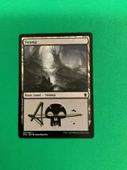 MTG Magic Swamp 257 Signed F&B Artist Proof x1 Dragons Of Tarkir Paquette - Image 1