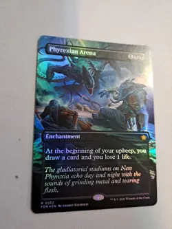 MTG: Phyrexian Arena (Borderless) (Foil) (LP): Foundations - Image 1