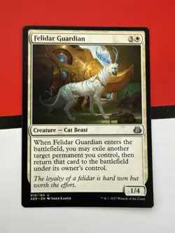 Magic: The Gathering Felidar Guardian AER U 019/184 - Image 1