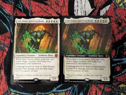 x2 Anti-Venom, Horrifying Healer - Extended Art + Reg M MTG Marvel's Spider-Man - Image 1