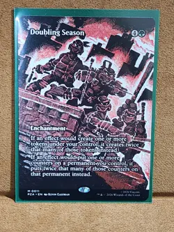 Doubling Season (Borderless) Teenage Mutant Ninja Turtles MTG - Image 1